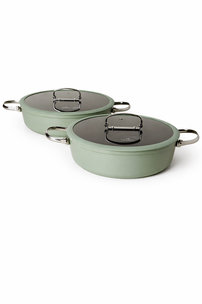 Non-Stick Aluminum Sauté Pan Set