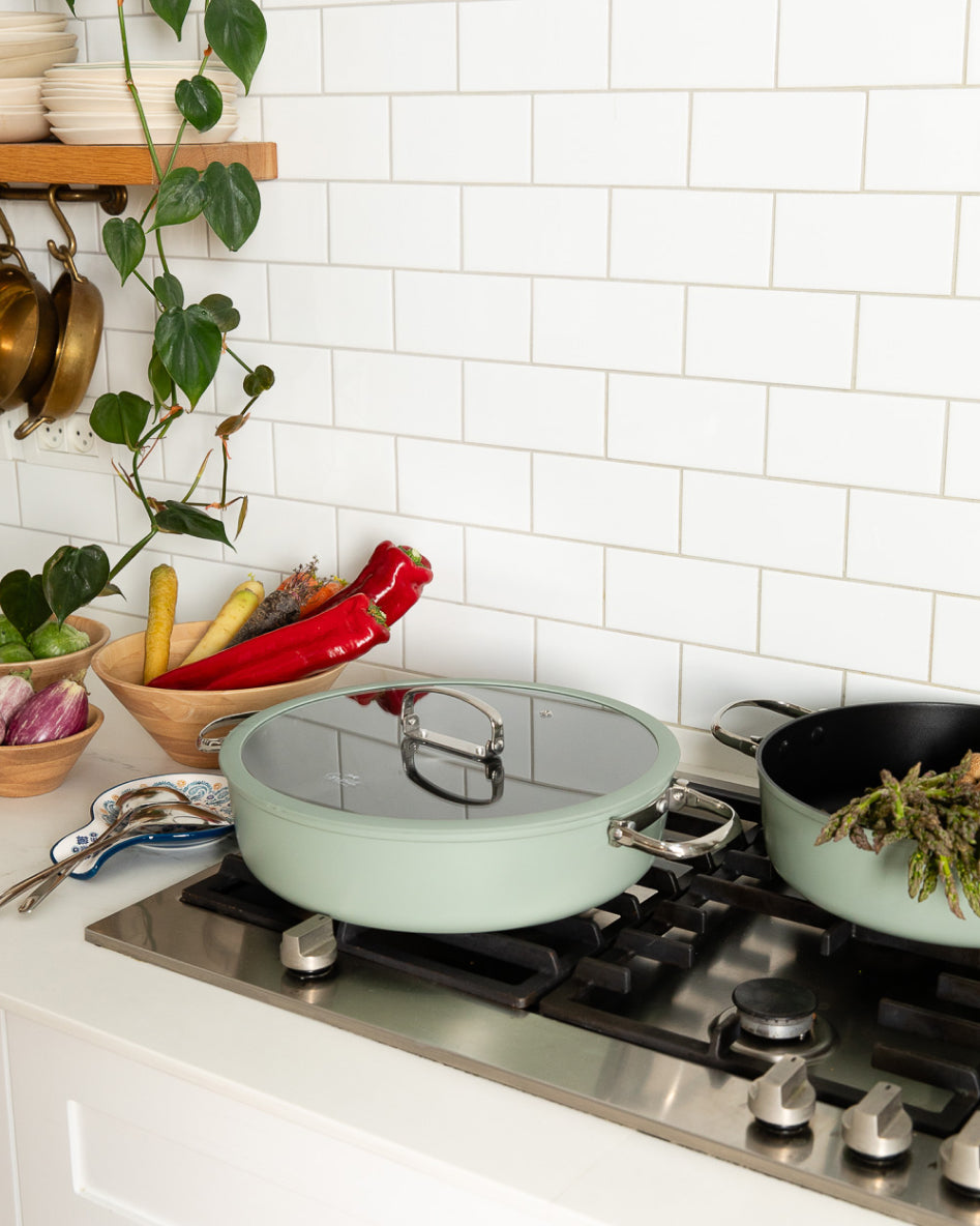 Non-Stick Aluminum Sauté Pan Set