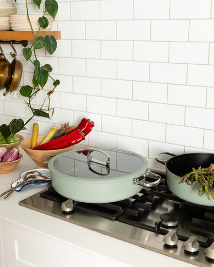 Non-Stick Aluminum Sauté Pan Set