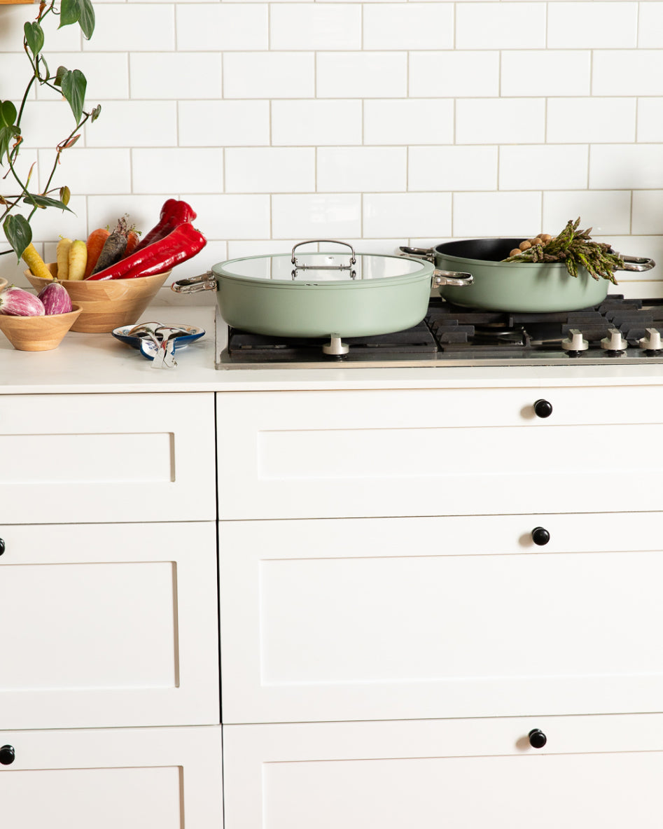Non-Stick Aluminum Sauté Pan Set