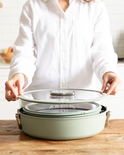 Non-Stick Aluminum Sauté Pan Set