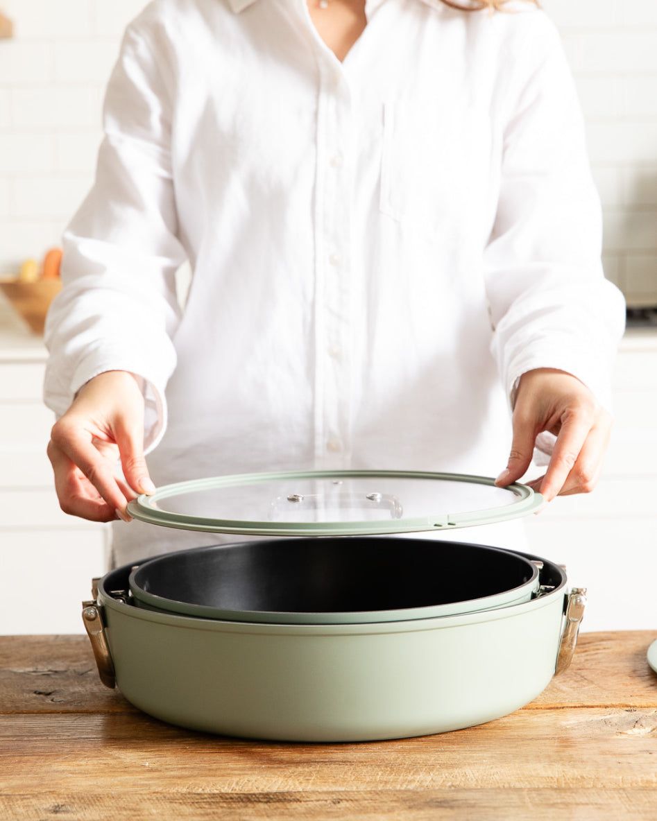 Non-Stick Aluminum Sauté Pan Set