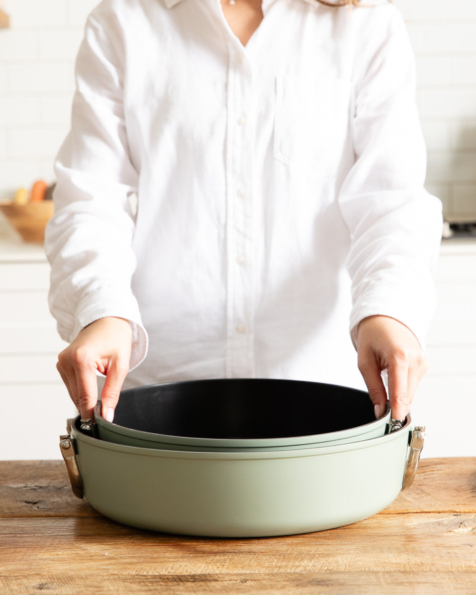 Non-Stick Aluminum Sauté Pan Set