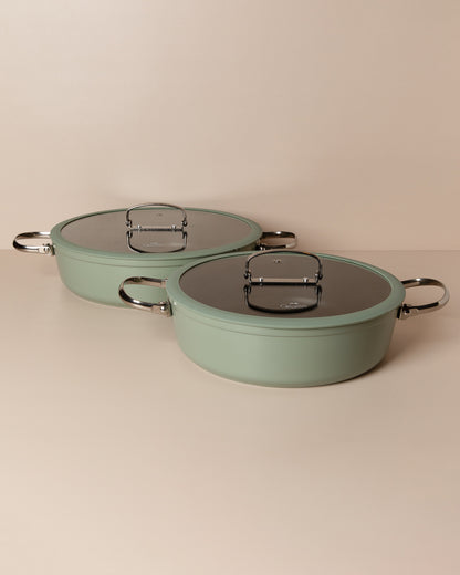 Non-Stick Aluminum Sauté Pan Set